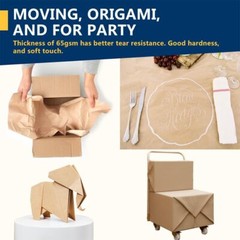 17.5″ x 1200” Brown Kraft Paper 30 lb Basis Weight Roll Packaging Shipping NEW*
