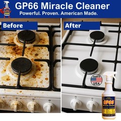 GP66 Green Miracle Cleaner Super 32 Fl Oz (Pack of 1), Blue Yellow White Red