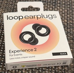 Loop Experience 2 – Gold and Black (2 Pack) Earplugs For Couple -Silicone- Nib