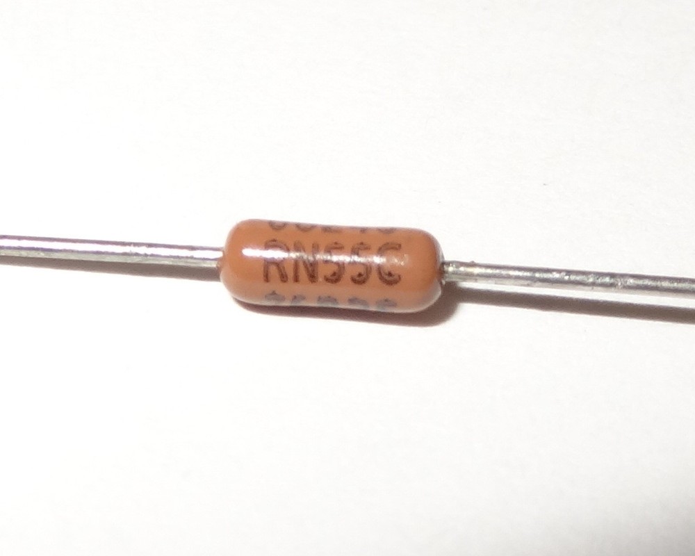 2 pcs RN55C and RN55D type 1% 1/8W Film Resistors by Vishay, Select from menu