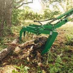 Titan Attachments 60in Root Grapple Bucket Attachment Fits John Deere Loaders