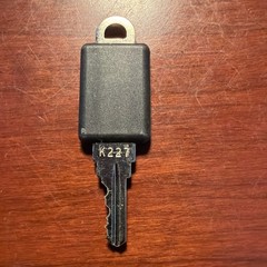 Knoll K227 Desk and File Cabinet Key