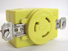 Bryant 70520-FRCR Corrosion Resistant 2P/3W 125V 20A Locking Receptacle L5-20R