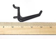 Plastic JUMBO Black L HOOK Peg Board Kit Tool Storage Craft Hooks Pick A Pack