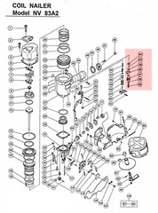 CoFast® High Quality Trigger Valve Assembly B for Aftermarket Hitachi NR83A2