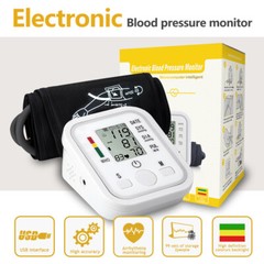 Arm Blood Pressure Monitor Digital Portable Machines Voice BP Cuff Meter Tester