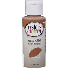Testors Craft 2 Oz. Matte Coffee Acrylic Paint 297843 Testors 297843