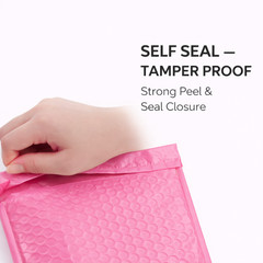 Pink Poly Bubble Mailers 10.5×16 Padded Shipping Envelopes Self Seal Bags