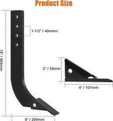 Box Blade for Tractor, 18 Inch Shanks Box Blade Shank with 4 Holes for Box Blade