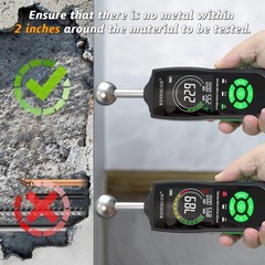 RDINSCOS Pinless Moisture Meter with Ball Sensor – Digital Moisture… Fas