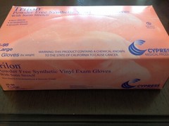 TRILON POWDER FREE SYNTHETIC VINYL GLOVES-XL-CYPRESS MEDICAL PRODUCTS