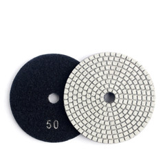 7PCS 5 Inch Diamond Polishing Pads for Wet Granite Stone Marble Concrete Polish