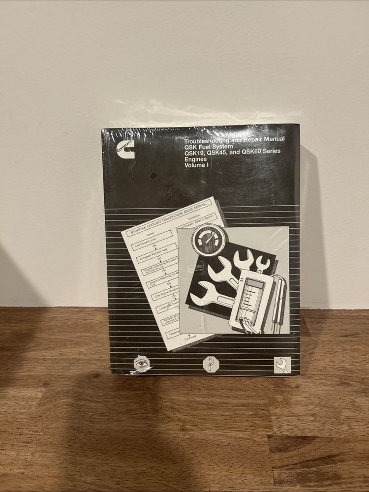 Cummins QSK Diesel Engine Fuel System Troubleshooting Repair Manual Vol I & II