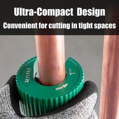 XUNTUI 3pcs Close Quarters CStyle Copper Pipe Cutter Set 1/23/41″ for Aluminu…