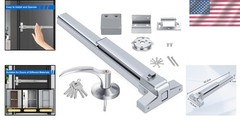 Panic Bar for Exit Door Commercial Emergency Push Bar Lock Stainless Steel