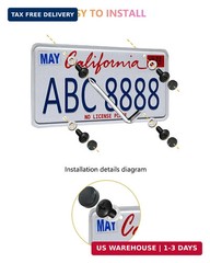 M5 License Plate Screws for Tesla & BMW – Black Stainless Steel License Plate Bo