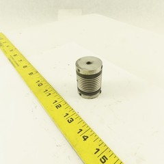 R+W 1/4″ x 1/4″ Aluminum Bellows Flexible Shaft Coupling
