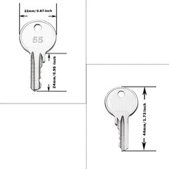 10PC 455 Scissor Lift Keys fit Skyjack Lifts New Genie Lifts, Boom Lifts Scissor