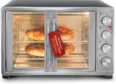 Convection Oven French Door Toaster Oven 18 Slice Rotisserie 45L Stainless Steel