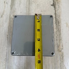 Cantex Square Junction Box PVC 4″ x 4″ x 4″