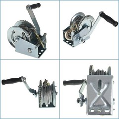 Heavy Duty Crank Winch 1500lbs Winch Hand Winch Gear Winch W/32FT Wire Rope US