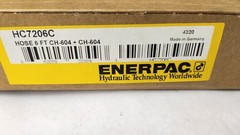 NEW Enerpac HC7206C 6′ Thermo Plastic 10K Pressure Hydraulic Hose Ch-604 Ends
