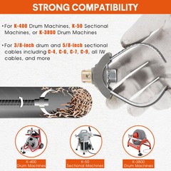 For Sewer Auger Drain Cleaner 3″ Ridgid Style 52822 T-232 H-D “C” Double Cutter