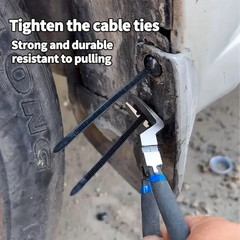 100Pcs Heavy-Duty Self-Locking Nylon Cable Ties – Uv-Resistant, High-Strength Fa