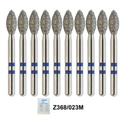 Dental Diamond Burs Zirconia Adjustment Football Ball Z368 High Speed Z379/023M