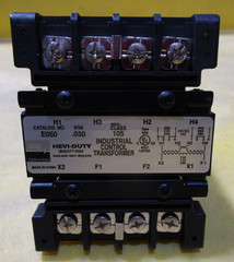 EGS Hevi-Duty E050 Class 105 Industrial control transformer