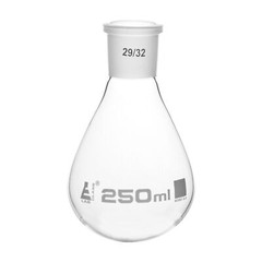 Evaporating Flask with Joint, 250ml, Socket Size 29/32, Borosilicate-Eisco Labs