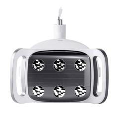 9W Dental 6 LED Lamp Oral Light Lamp For Unit Chair 8-level adjustable Ra90