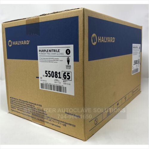 Halyard Purple Nitrile Exam Gloves 55081 – CASE of 1000 SMALL