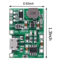 3.7V 9V Micro USB 18650 Lithium Battery Charging Board Charger Module 10pcs