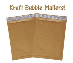 5×9″ Brown Kraft Bubble Mailers Recycled Padded Shipping Mailing Envelopes!