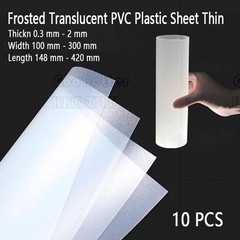 Frosted Translucent PVC Plastic Sheet Thin Clear 0.3mm – 2mm Thick Plastic Panel