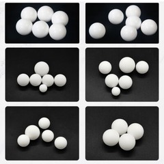 White Solid PTFE Ball Plastic Balls Diaphragm Pump Sealing Ball Dia. Ø1mm-63mm