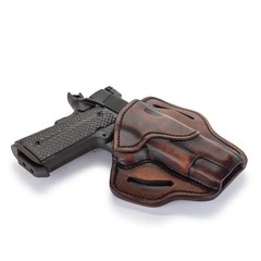 1791 Gunleather 1911 Holster, Right Hand OWB Leather Gun Holster for Belts fi…