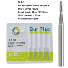 Wave Dental Bur FG 330 245 169L Carbide Burs Pear Shape High Speed Friction Crip