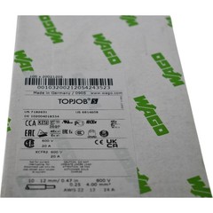 NEW Pack of 100 WAGO 2002-1205 TOPJOB S 2-Conductor Through Terminal Block