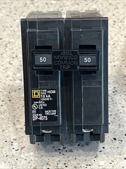 Square D HOM250 (5 PACK) 50A 2P 120/240V (5) NEW Circuit Breakers *US SELLER*