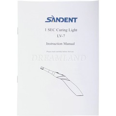 NEW 1S LED Dental Curing Light Lamp Cordless metal head 2300mw/cm2 black