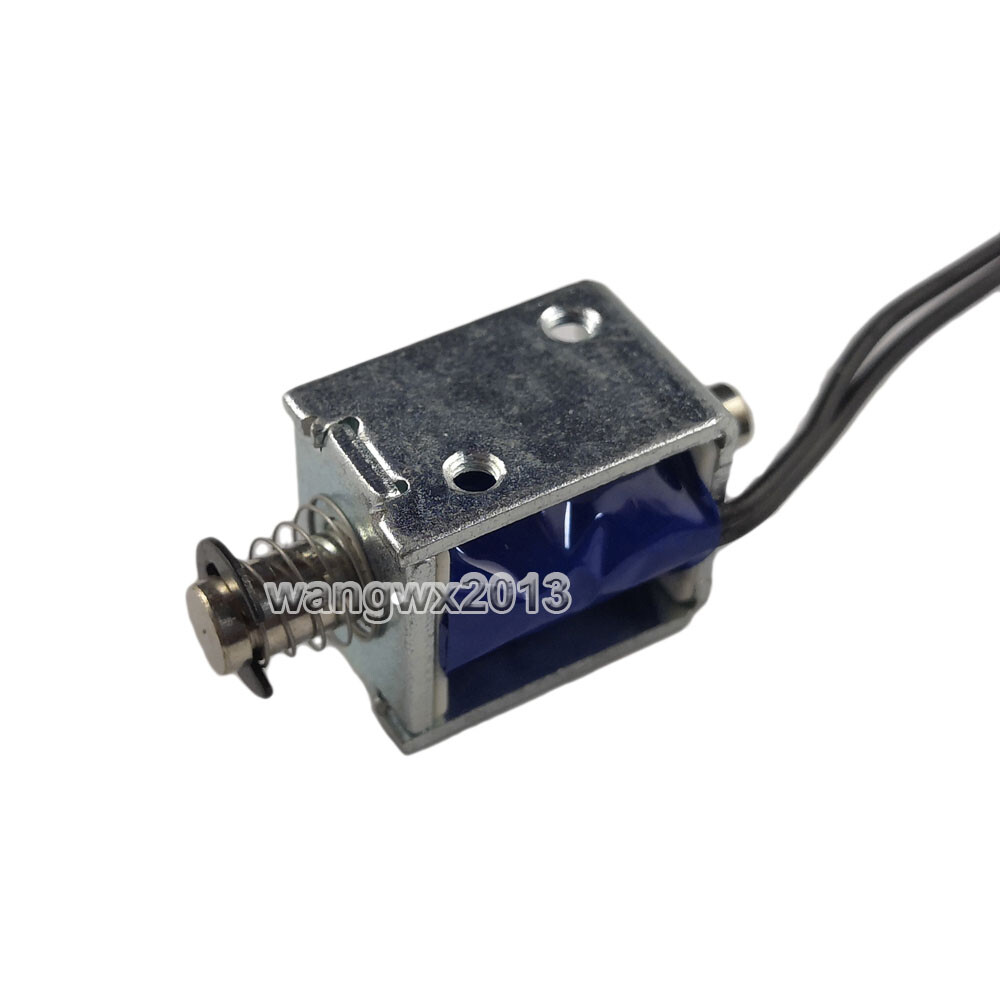 1pcs DC8-12V Miniature Push Pull Type Electromagnet Solenoid Magnet Plug
