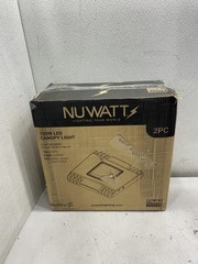 NUWATT 150W Waterproof LED Canopy Lights NW-CP-150W-2CT-WH-2P 2 Pack