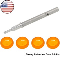 US Dental Locator Overdenture 0.8lbs Soft Retentive Caps Insert Extraction Tool