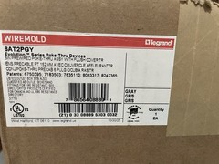 Legrand 6AT2PGY Poke Thru Device Flush Cover Gray, New!