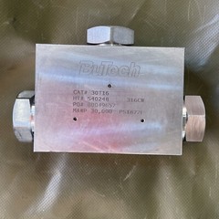 BuTech CAT# 30T16. 30,000 PSI