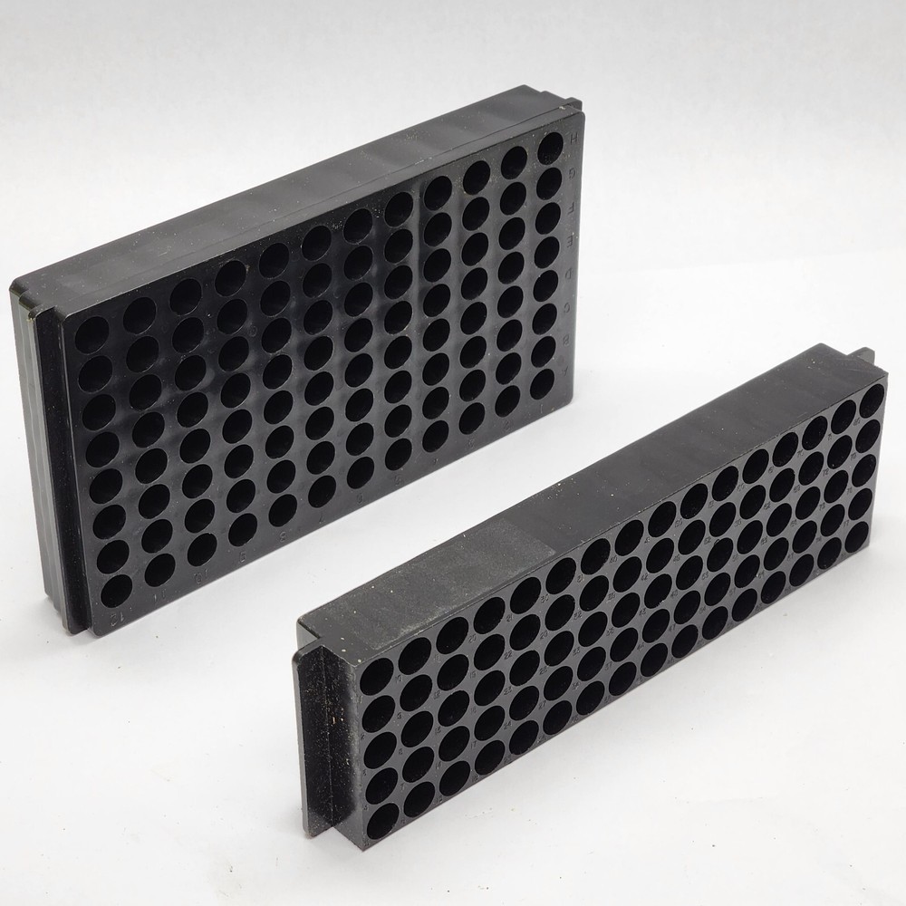 80 or 96 Place Laboratory Plastic Vial Test Tube Rack Holder 8mm or 11mm