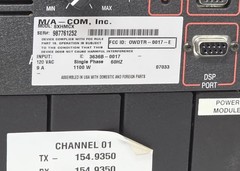 Harris Macom GE MASTR III 3 Radio Repeater T/R Shelf 19D902839G2 R2A TX RX IF