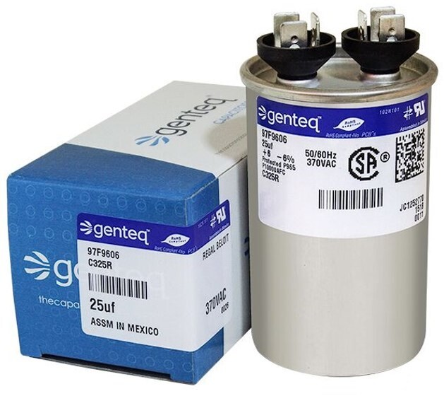 25 MFD 370 Volt AC Run Capacitor replacement for CSC 325P256H37N30N4X C325R